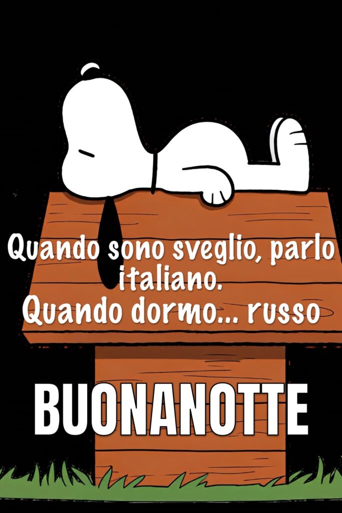 Buonanotte divertente con Snoopy nuove immagini